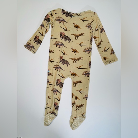 Posh Peanut Dino Zip Pajamas Size 18-24M - Picture 5 of 5